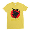 love ninja monkey banana Ladies Fitted T-Shirt