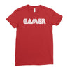 gamert   funny comic console gamers Ladies Fitted T-Shirt