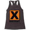 irritant symbol Racerback Tank