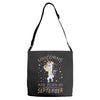 Unicorns are born in September Adjustable Strap Totes