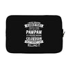 Super Cool Pawpaw Of A Freaking Awesome Grandson Laptop sleeve