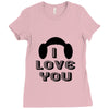 i love you and i know Ladies Fitted T-Shirt