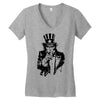 uncle sam Women's V-Neck T-Shirt