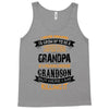 Super Cool Grandpa Of A Freaking Awesome Grandson Tank Top