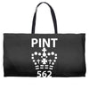british pint funny Weekender Totes