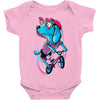 dog biker Baby Onesie