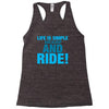 Eat Sleep Ride Racerback Tank