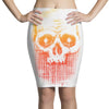 skull gradient Pencil Skirts