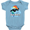 deal with it Baby Bodysuit