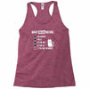 meow meaning Racerback Tank