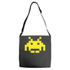 uomo 4 space invaders anni80 vintage videogames Adjustable Strap Totes