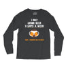 I Only Drink Beer 3 Days A Week Yesterday Today And Tomorrow Long Sleeve Shirts