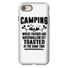 Camping Where Friends And Marshmallow Get Toasted At The Same Time iPhone 8