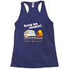 keep on cookin' new mexico Racerback Tank