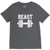 new beast dumbbell muscle V-Neck Tee