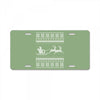 ugly santa claus License Plate