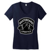 skateboard Women's V-Neck T-Shirt