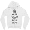keep calm and roll out Zipper Hoodie