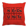 nerds unite Throw Pillow