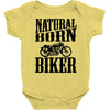 natural born biker Baby Onesie