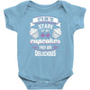 baking   it's ok to stare at my cupcakes Baby Bodysuit