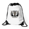 american cowboy Drawstring Bags