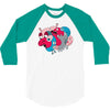 rhino splat 3/4 Sleeve Shirt