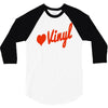 love vinyl 3/4 Sleeve Shirt