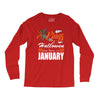 Halloween Kings Are Born In January Long Sleeve Shirts