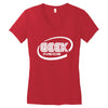 geek inside Women's V-Neck T-Shirt