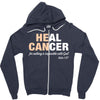 Heal Cancer Zipper Hoodie