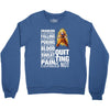 super saiyan quitting is not Crewneck Sweatshirt