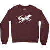 okami tribute wolf ladies Crewneck Sweatshirt