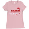 case ih farm butterfly Ladies Fitted T-Shirt