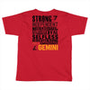 Strong Independent Motivated Gemini Toddler T-shirt