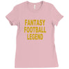 fantasy football legend sunday night football sports league tee shirt Ladies Fitted T-Shirt