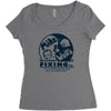 mike &amp; wolf's fixing co Women's Triblend Scoop T-shirt
