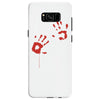 bloody hand print funny zombie kill undead blood horror killer Samsung Galaxy S8
