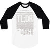 political illiteracy 3/4 Sleeve Shirt