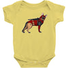 dead shepherd Baby Bodysuit