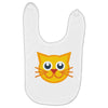 cat yellow Baby Bibs