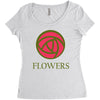 flowers Women's Triblend Scoop T-shirt