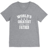 worlds greatest farter funny fathers day new men t shirt w10 V-Neck Tee