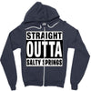 straight outta salty springs Zipper Hoodie