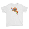 women's sugar skull purple Youth Tee