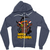 wood monster Zipper Hoodie