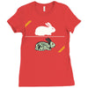run away! run away! Ladies Fitted T-Shirt
