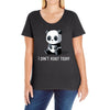 can't adult today Ladies Curvy T-Shirt