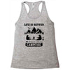 Life Is Better Around The Campfire Racerback Tank