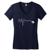 Scary Cat Women's V-Neck T-Shirt
